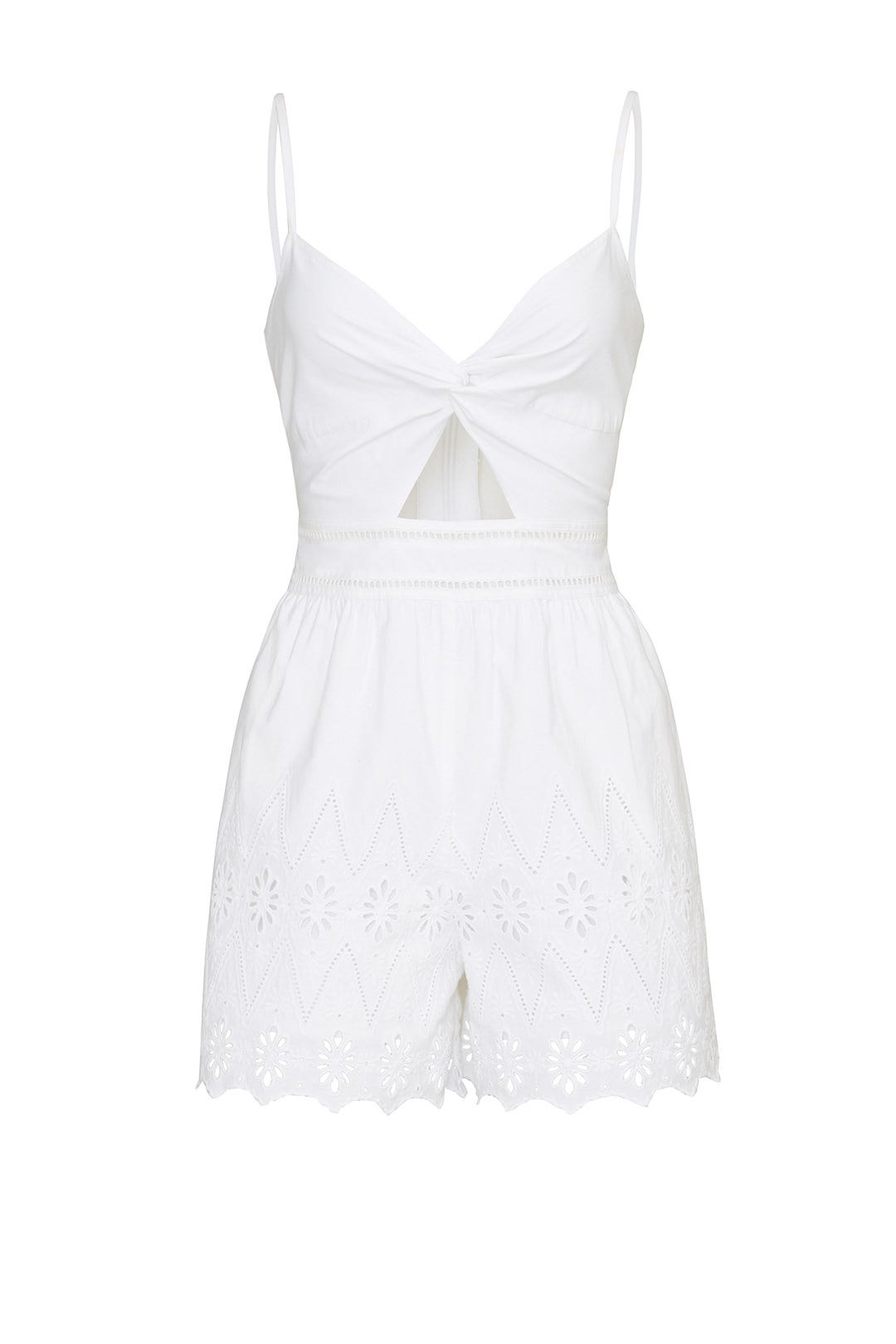 Eggshell Eyelet Romper by Great Jones