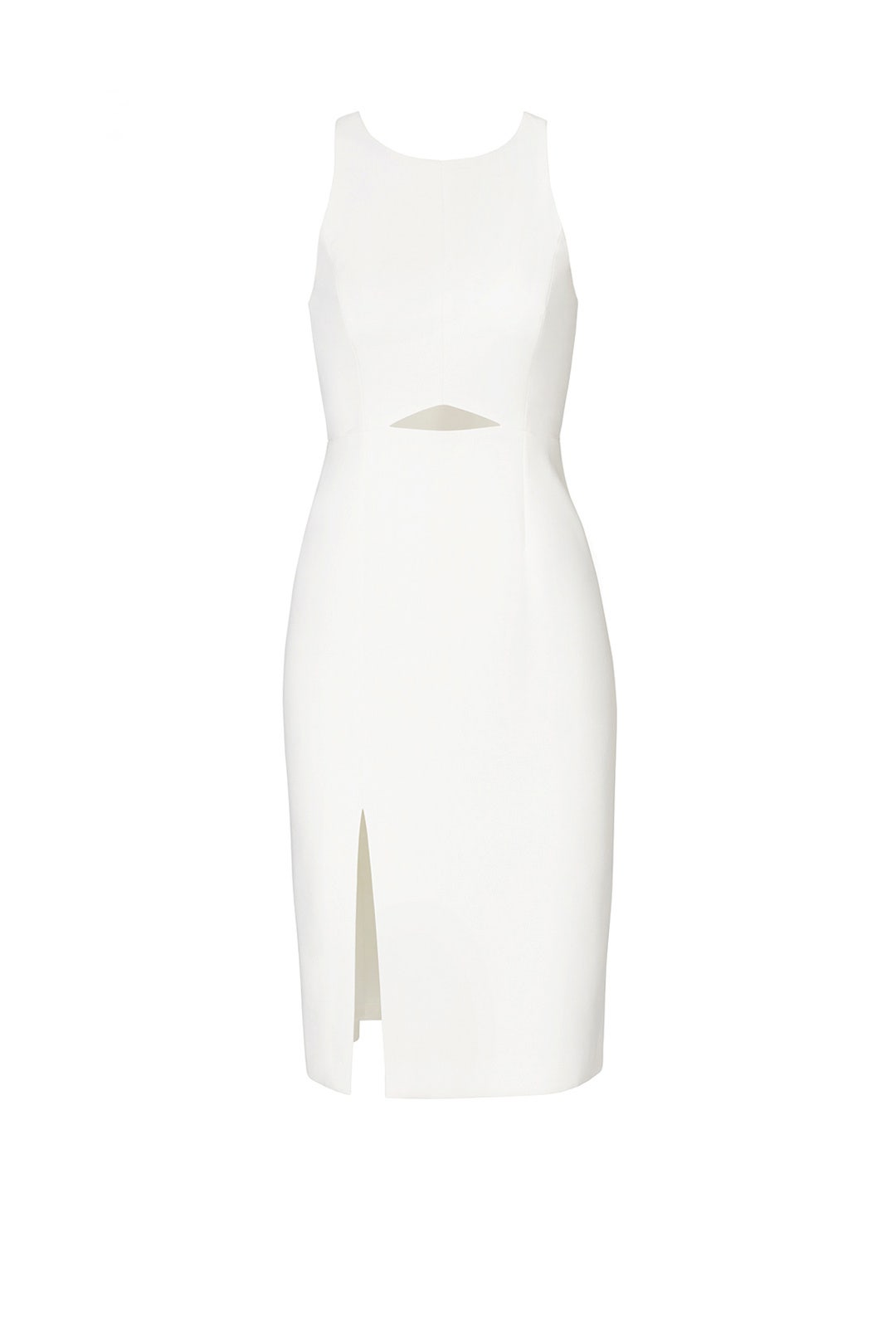 White Cutout Dress by HALSTON 3
