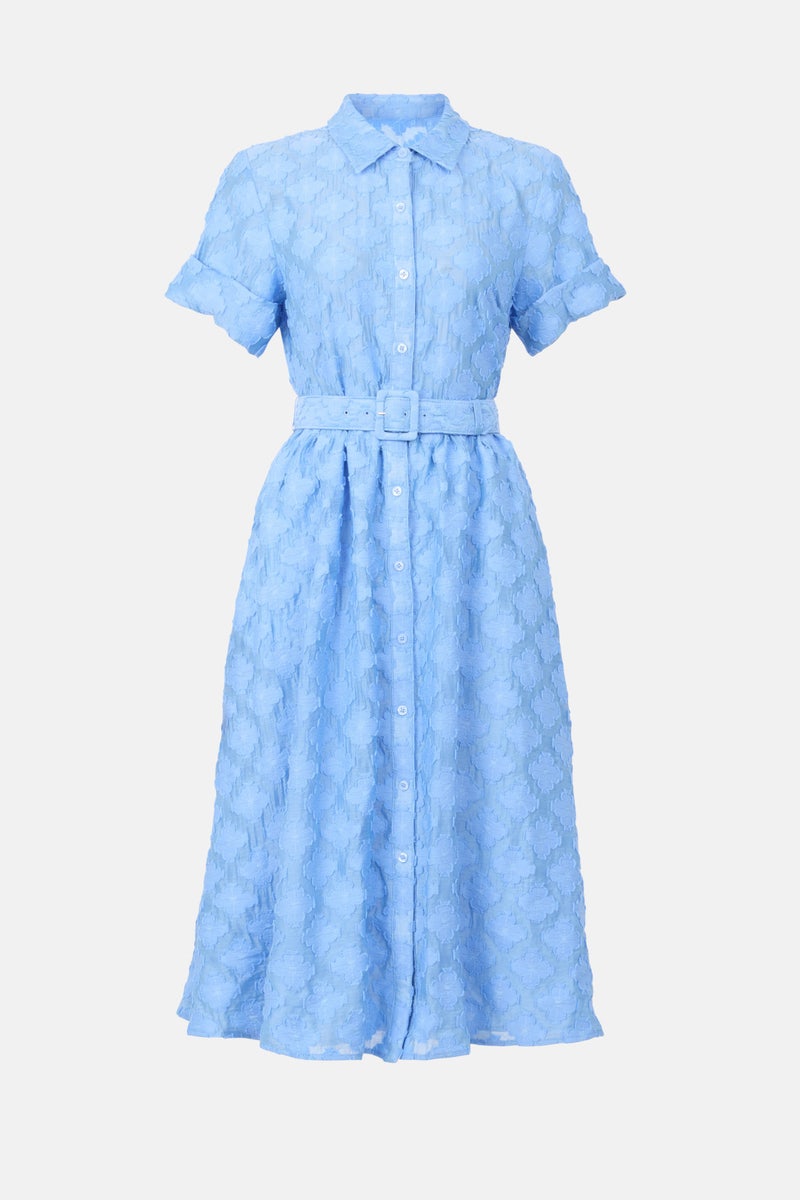 Spade Flower Belted Shirtdress by kate spade new york - Photo 4