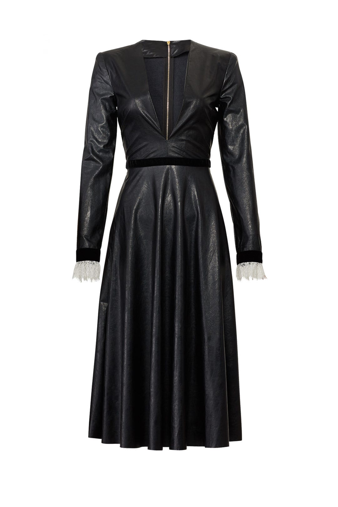 Faux Leather Midi Dress by Philosophy di Lorenzo Serafini | Rent the Runway