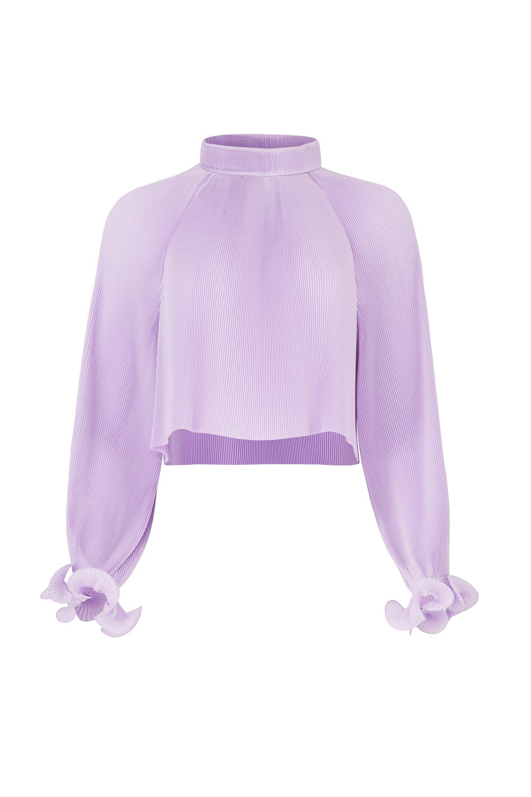 Lavender Pleated Top by Tibi 3