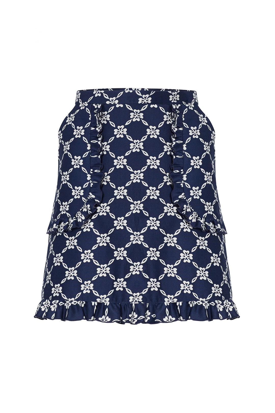 Lattice Ruffle Skirt by Draper James 4