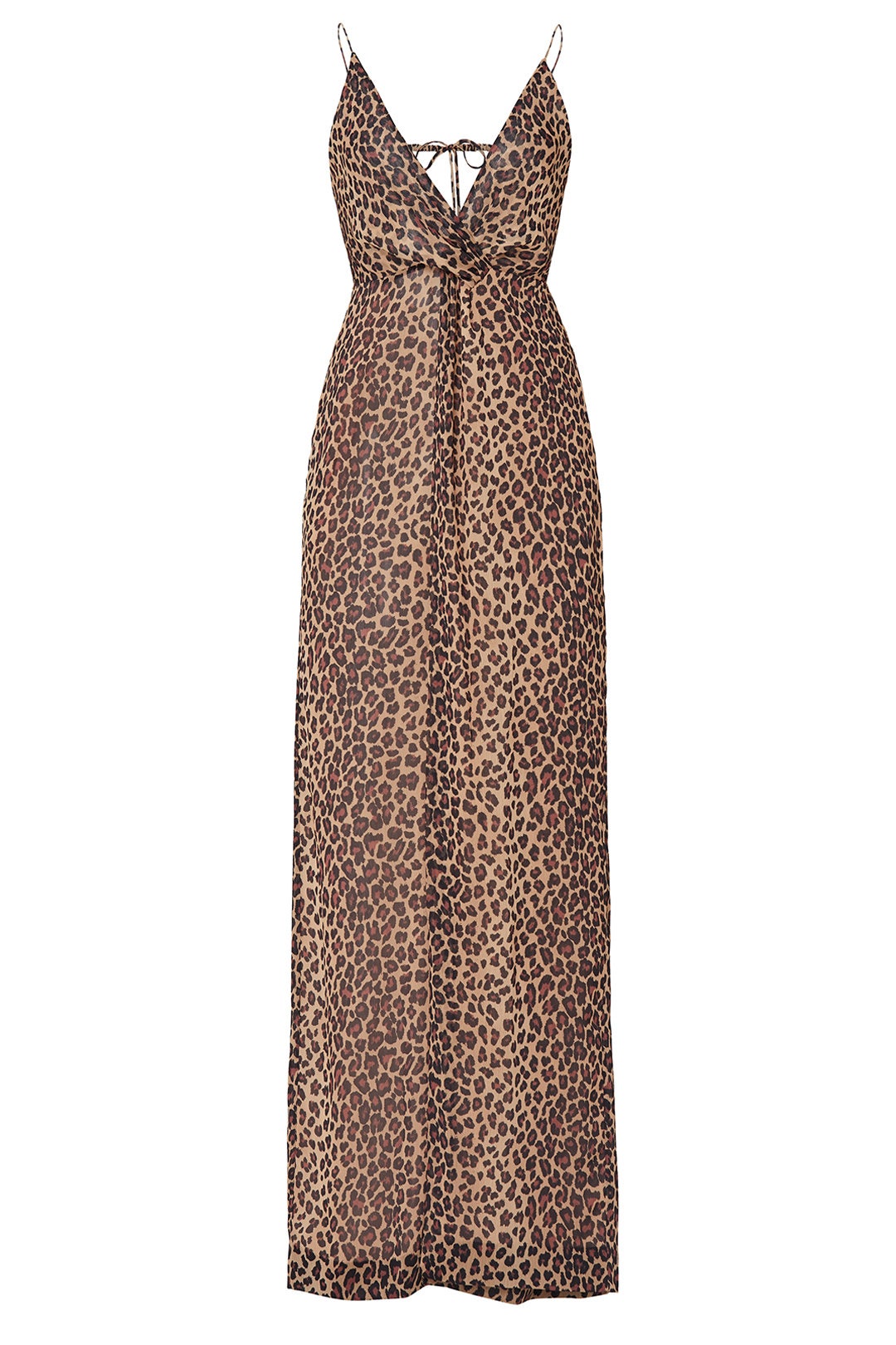 Leopard Print Tie Back Jumpsuit by SIMKHAI 3