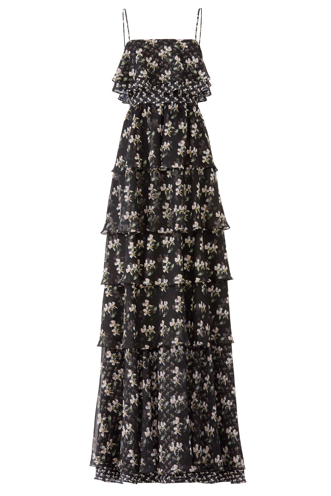Floral Kiera Ruffle Gown by Jill Jill Stuart 3