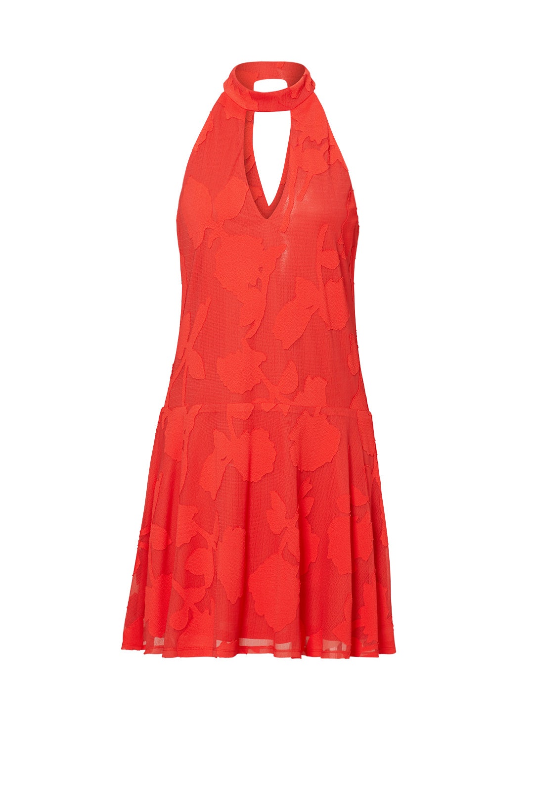 Red Pressed Flowers Dress by Slate & Willow