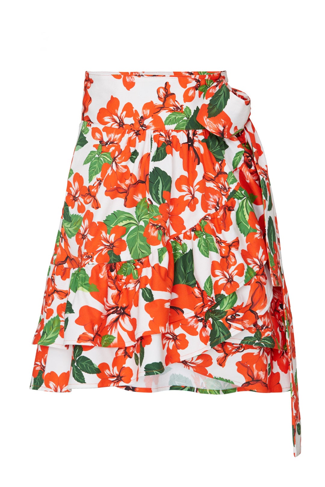 Milos Print Wrap Skirt by Marissa Webb 3