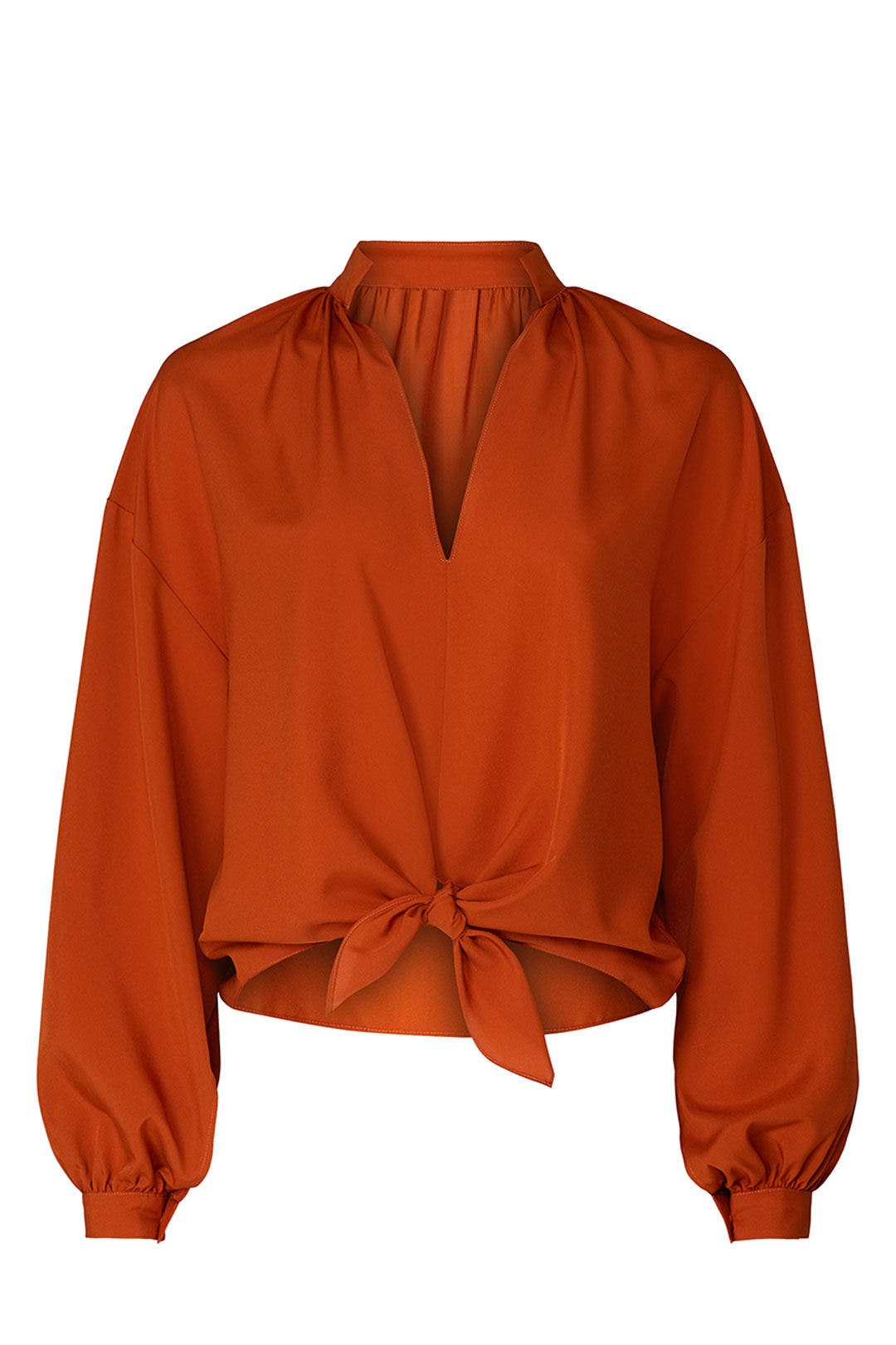 Cinnamon Tie Front Top by TOME x RTR 4