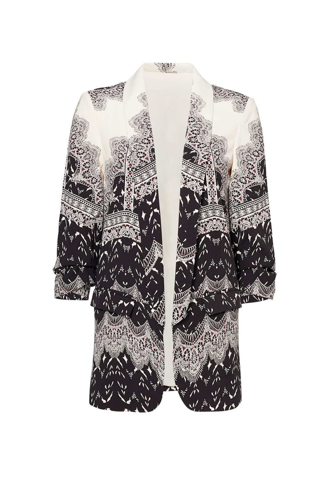 Black and White Print Blazer by TART Collections