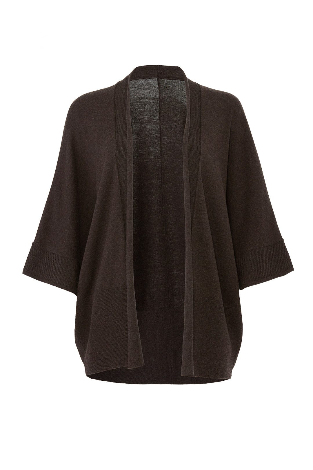 Grey Knit Cardigan by Josie Natori 3