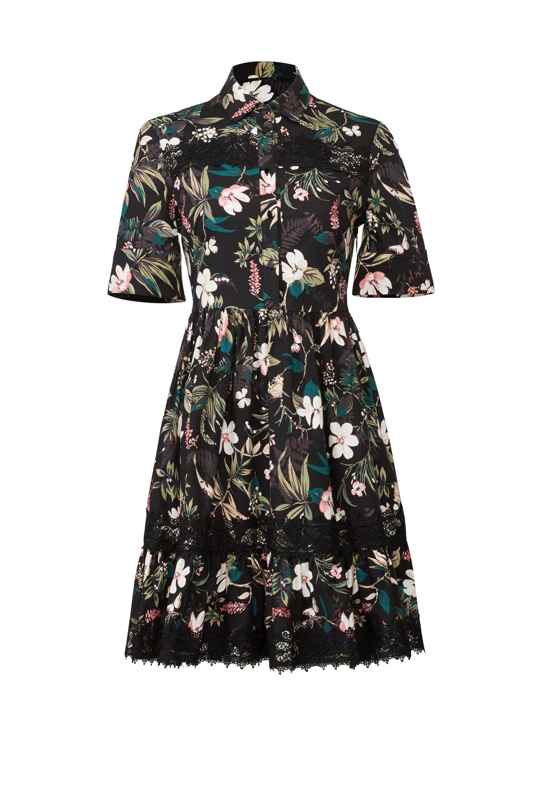 Black Botanical Dress by kate spade new york 3