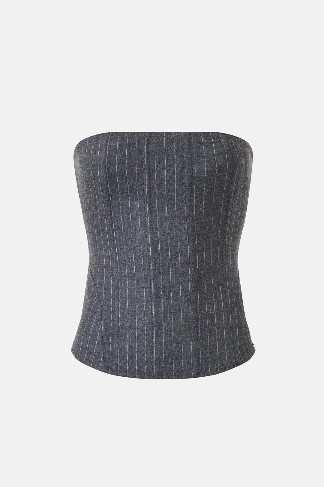 Libra Wool Pinstripe Corset by MIAOU 4