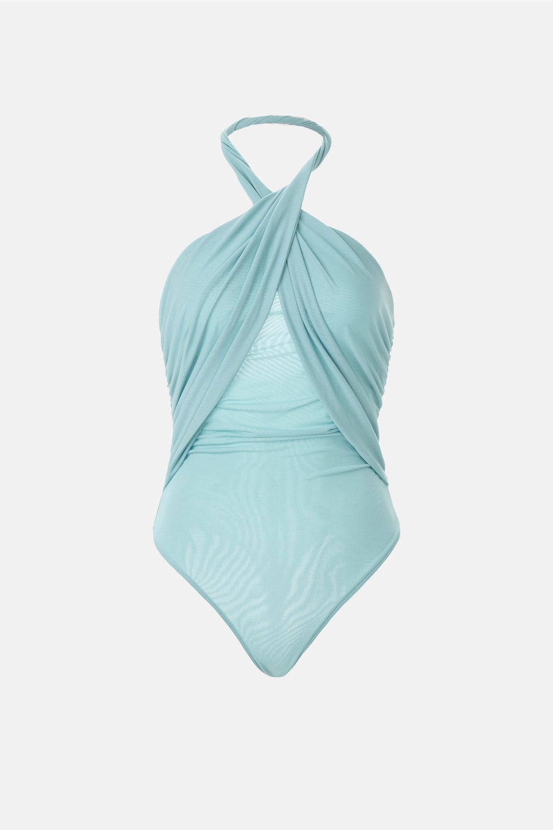 Twist Neck Halter Bodysuit by Ronny Kobo x RTR