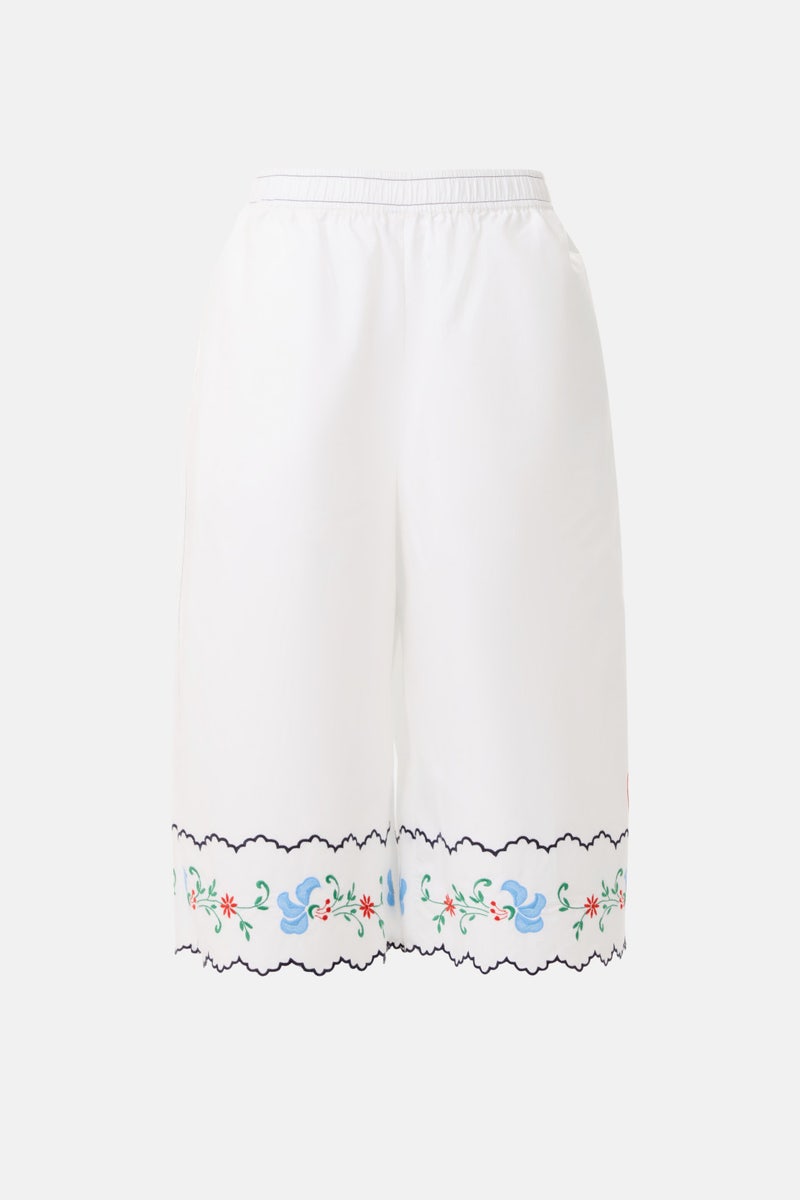 Coloured Embroidered Oversized Shorts by Stella Nova - Photo 4