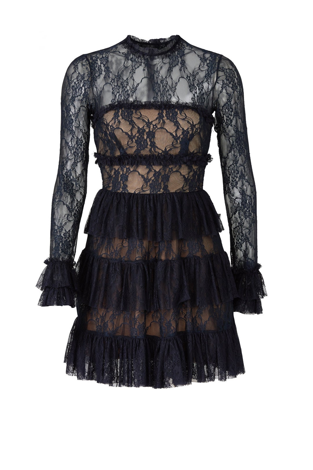 Circle Ruffle Lace Dress by Bailey 44 3