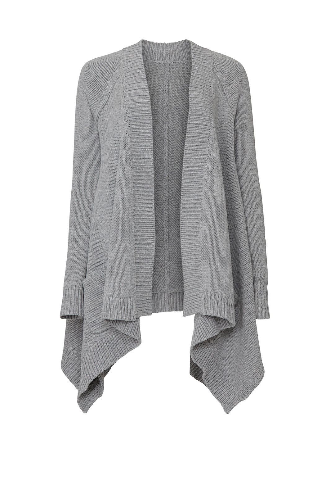 Grey Drape Cardigan by KF/KaufmanFranco x RTR | Rent the Runway