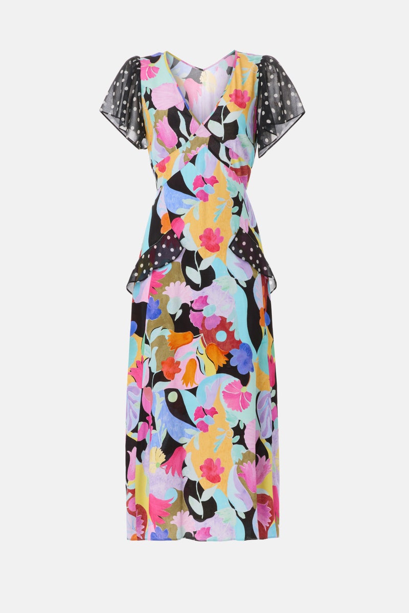 Eve Midi Dress by Rixo x RTR - Photo 4