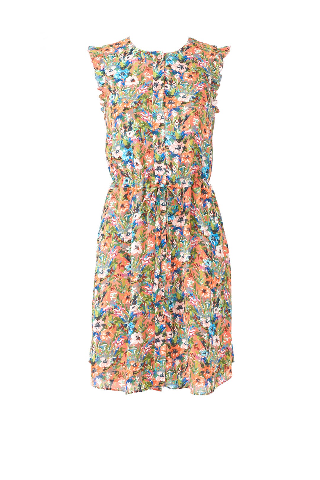 Orange Floral Dress by Slate & Willow