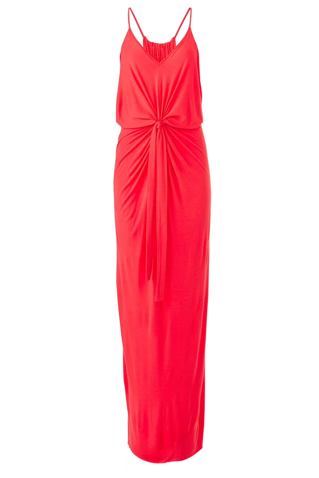 Coral Drape Front Maxi by Slate & Willow