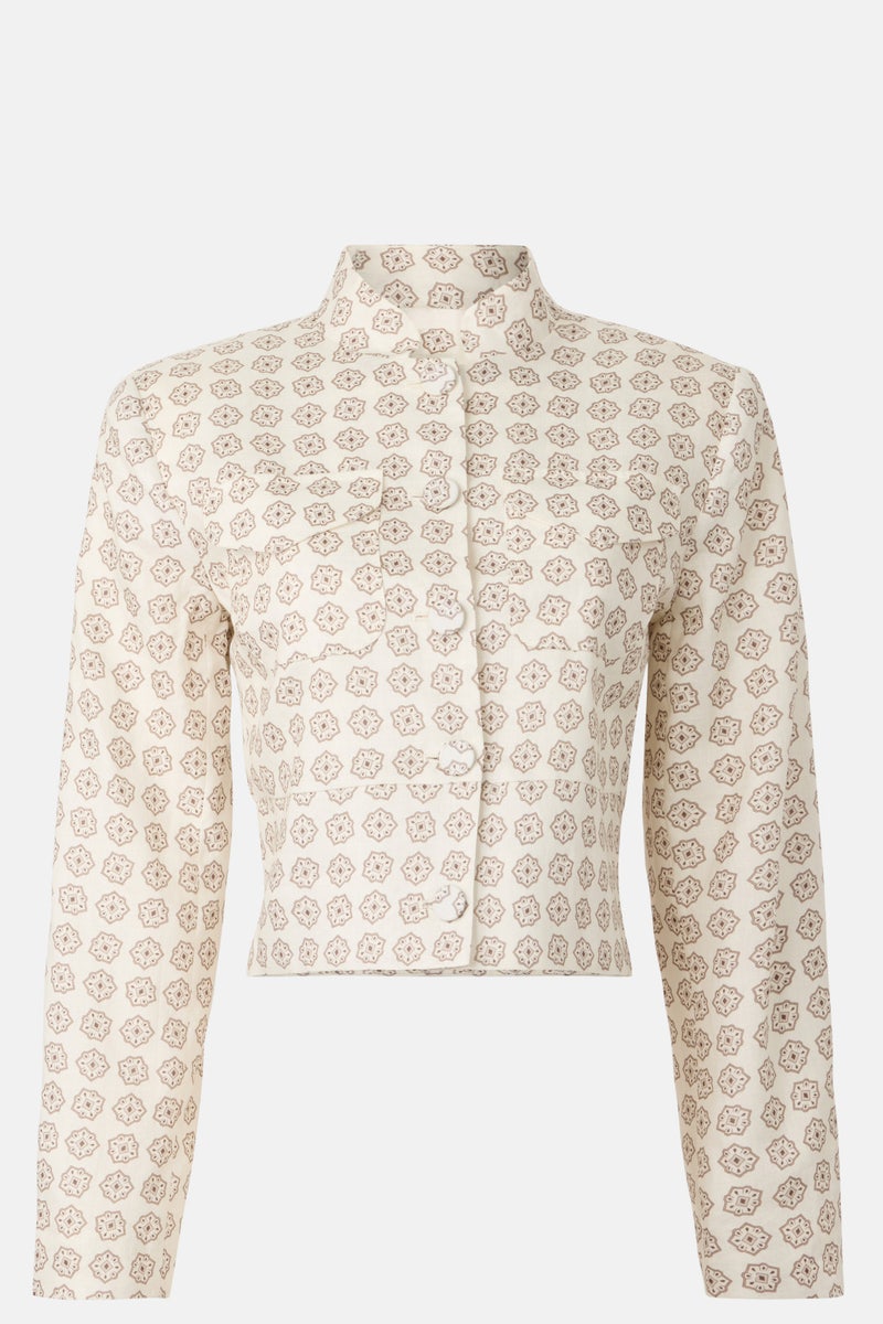 Cropped Structured Pocket Jacket by Ted Baker London - Photo 4