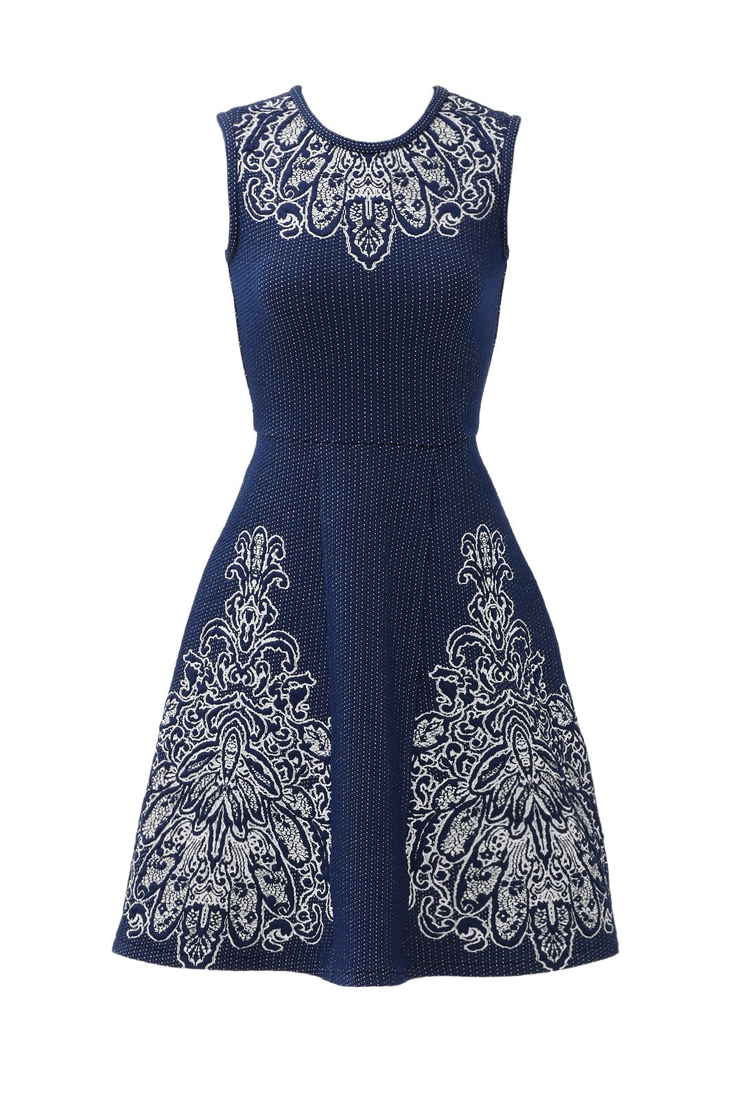 Navy Lotus Moon Dress by Yoana Baraschi