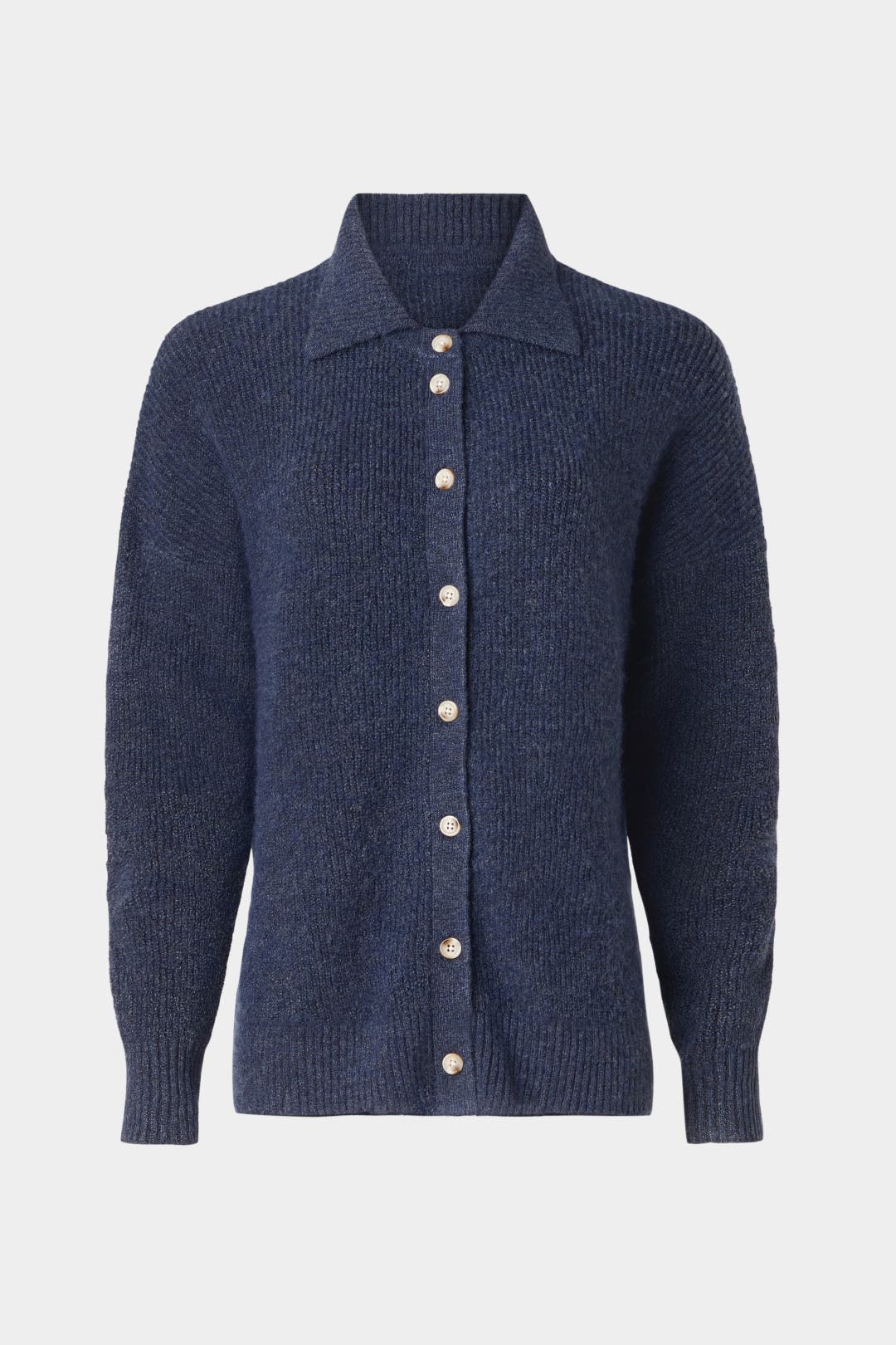 Cropped Crochet Collared Cardigan by DUNST | Rent the Runway