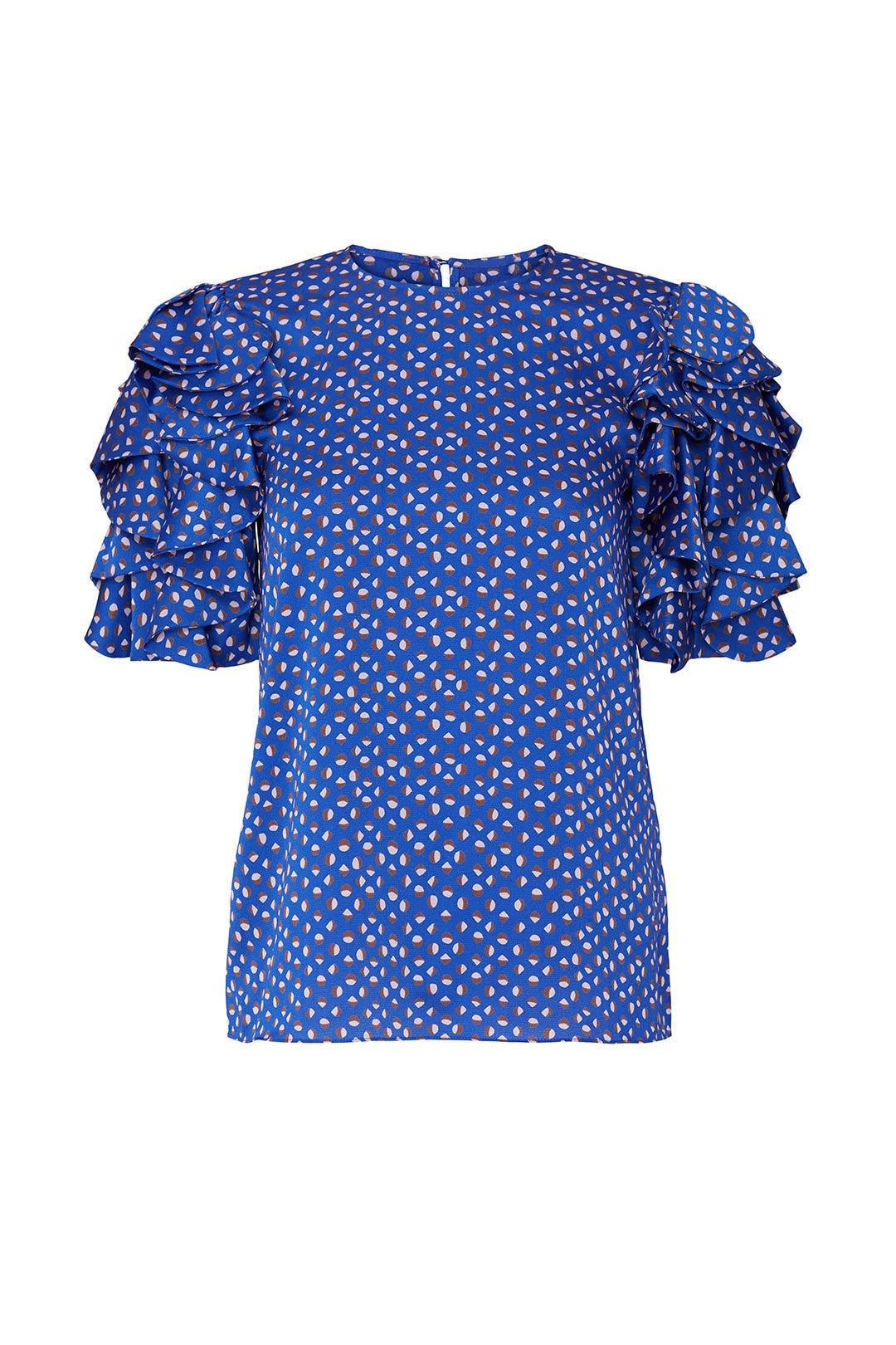 Geo Dot Satin Top by kate spade new york