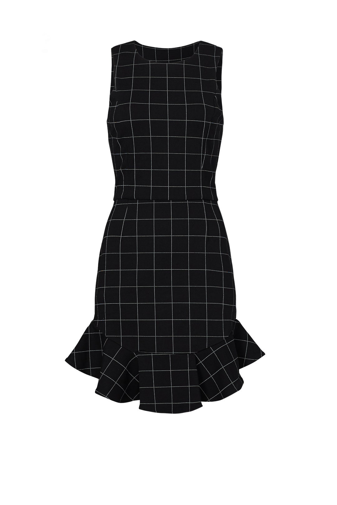 Black Windowpane Dress by Adelyn Rae 3