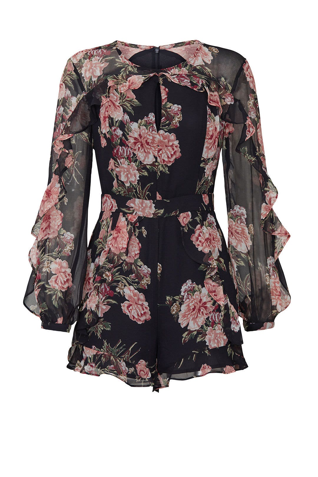 Floral Chiffon Romper by Bardot 4