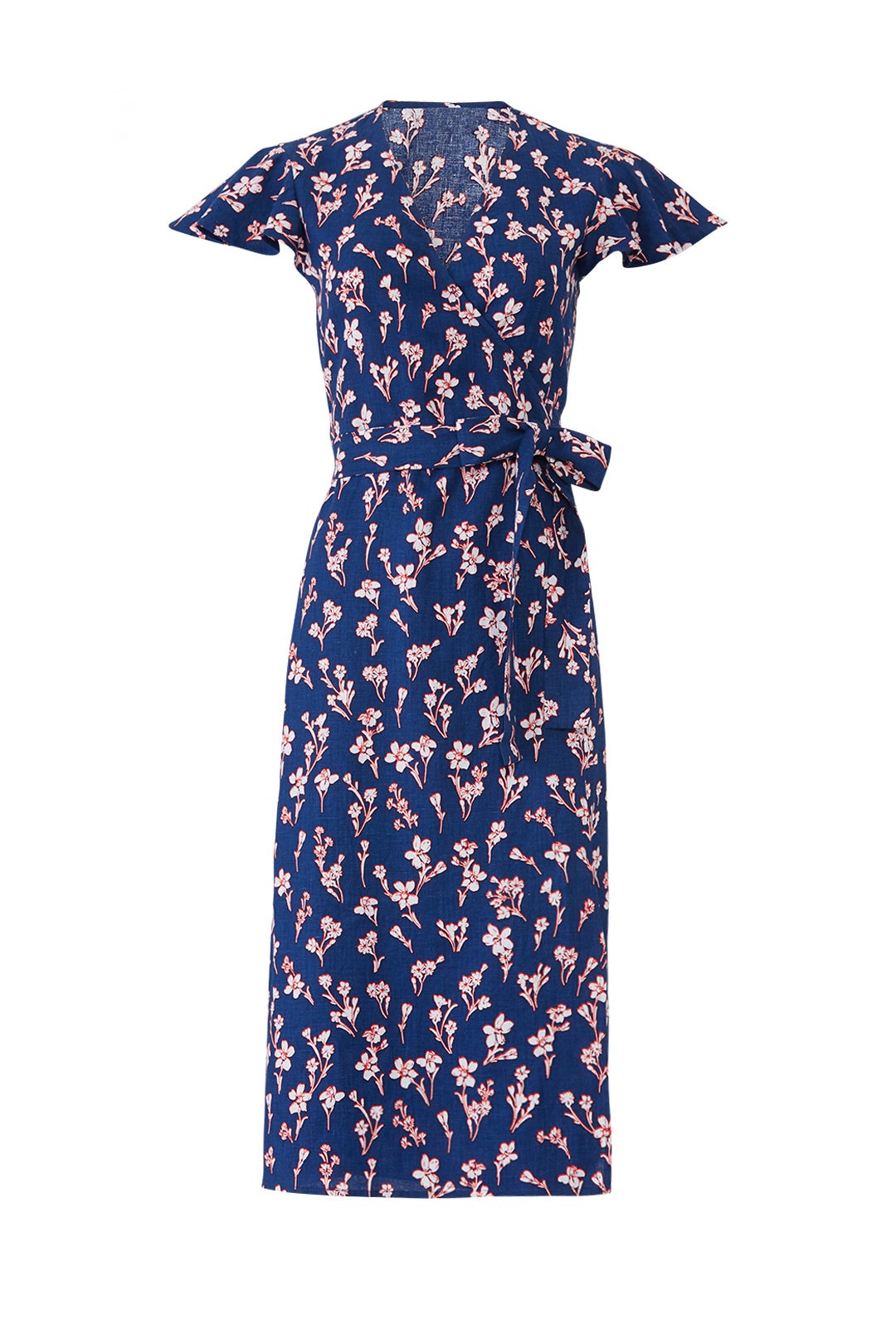 Floral Linen Wrap Dress by Draper James Rent the Runway