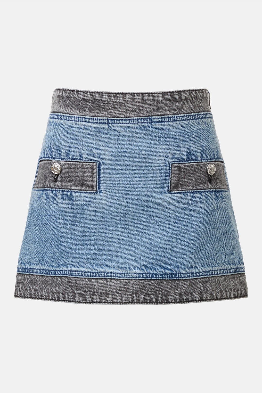Washed Denim Mini Skirt by Moschino Jeans