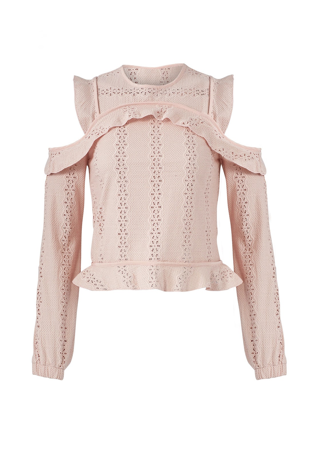 Pink Cold Shoulder Top by Nicholas