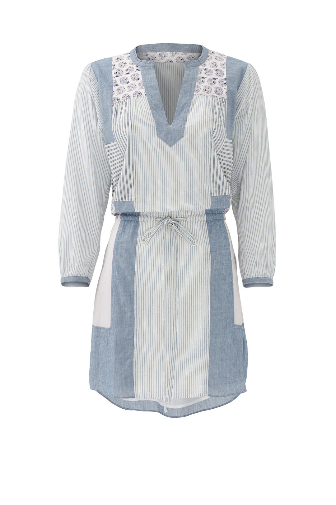 Long Sleeve Patchwork Dress by Rebecca Taylor NYC 3