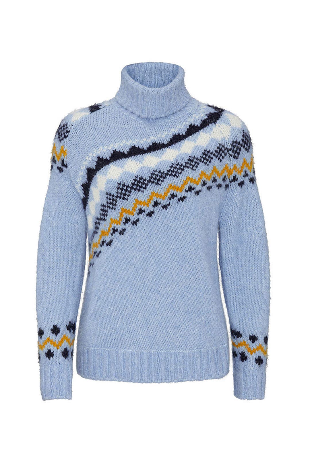 Diagonal Fair Isle Turtleneck by Derek Lam 10 Crosby | Rent the Runway