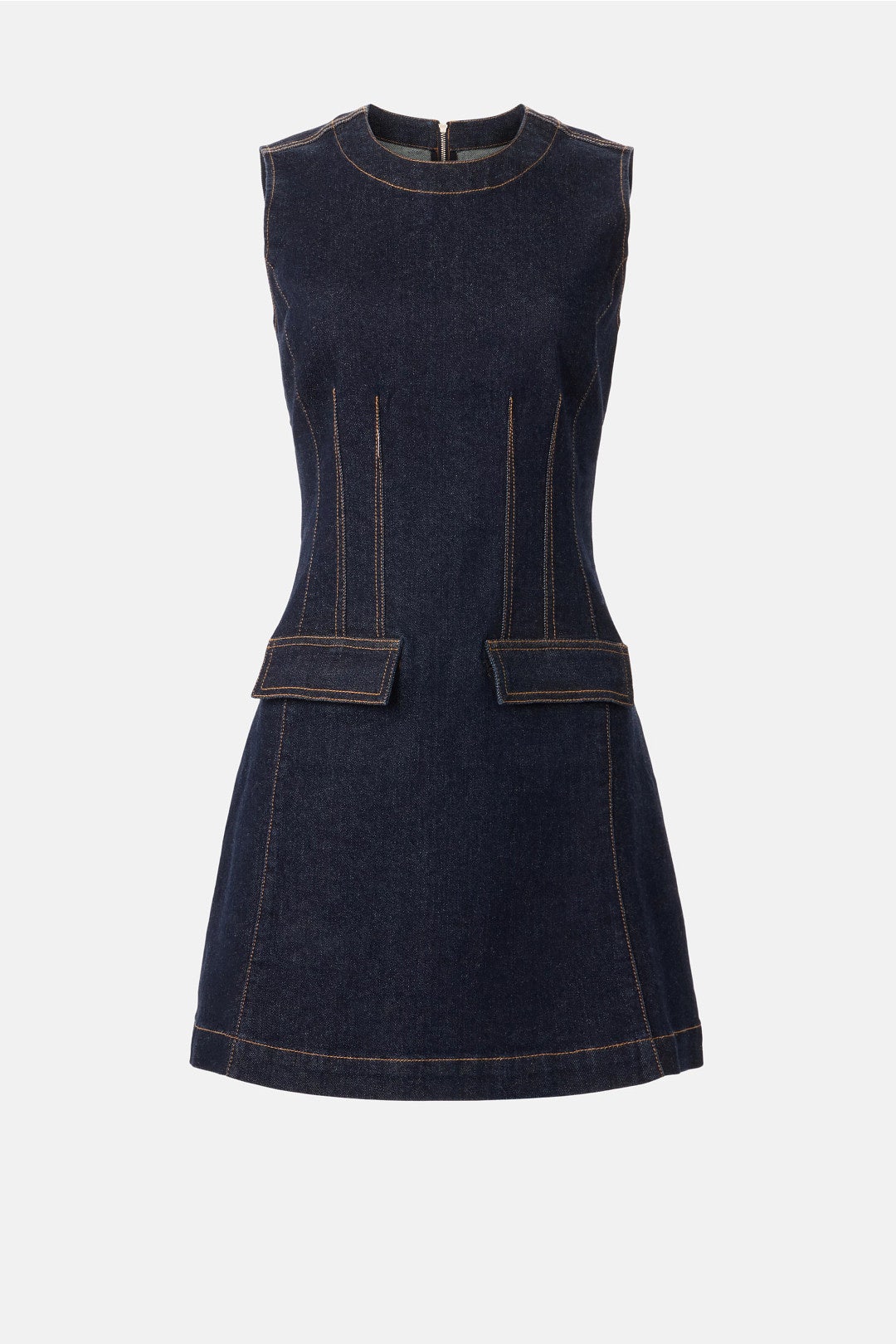 Sleeveless Denim Mini Dress by Derek Lam 10 Crosby x RTR 4