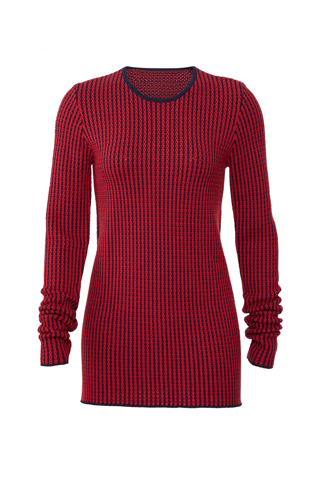 Striped Crew Neck Pullover by DEREK LAM