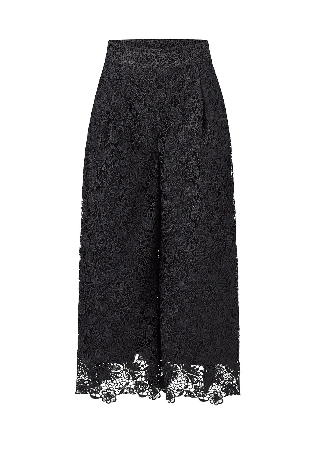 Black Holly Lace Culottes by Diane von Furstenberg 3