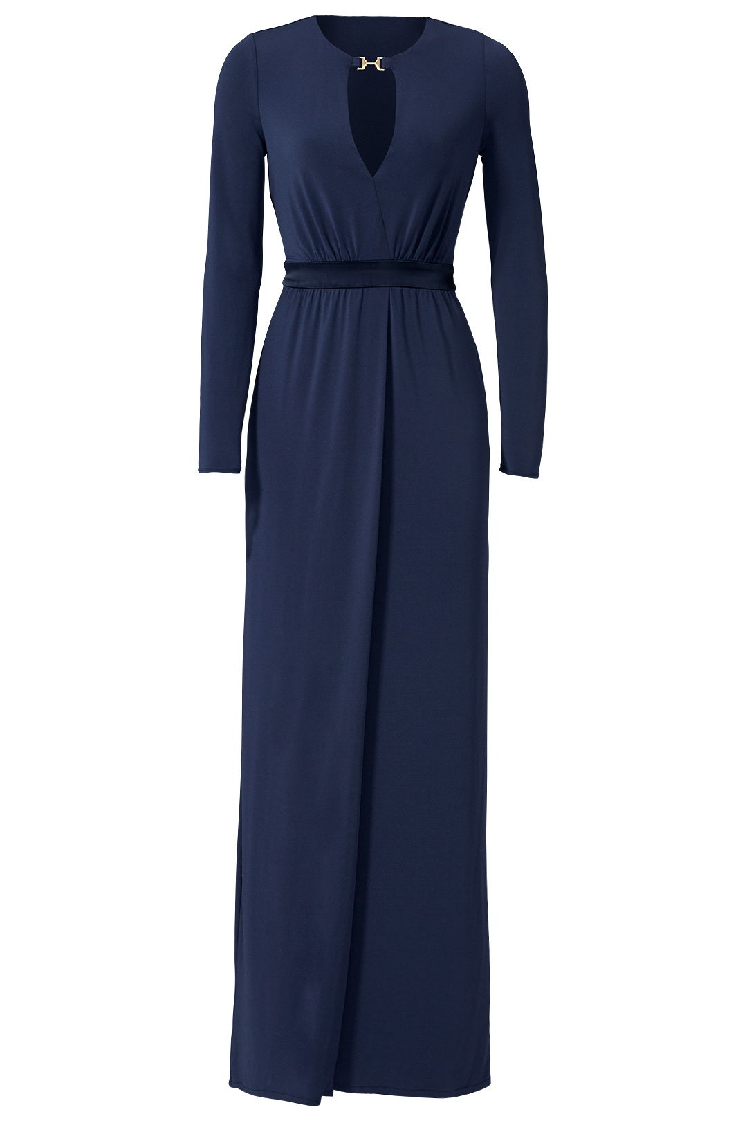 Navy Knot Gown by HALSTON