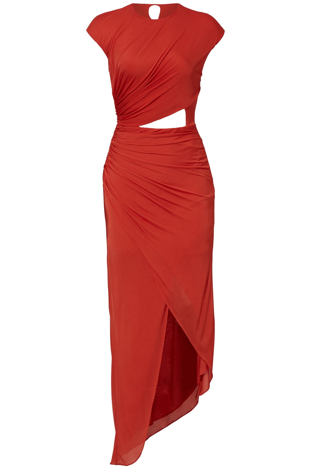 Chili Draped Cut Out Dress by HALSTON 3