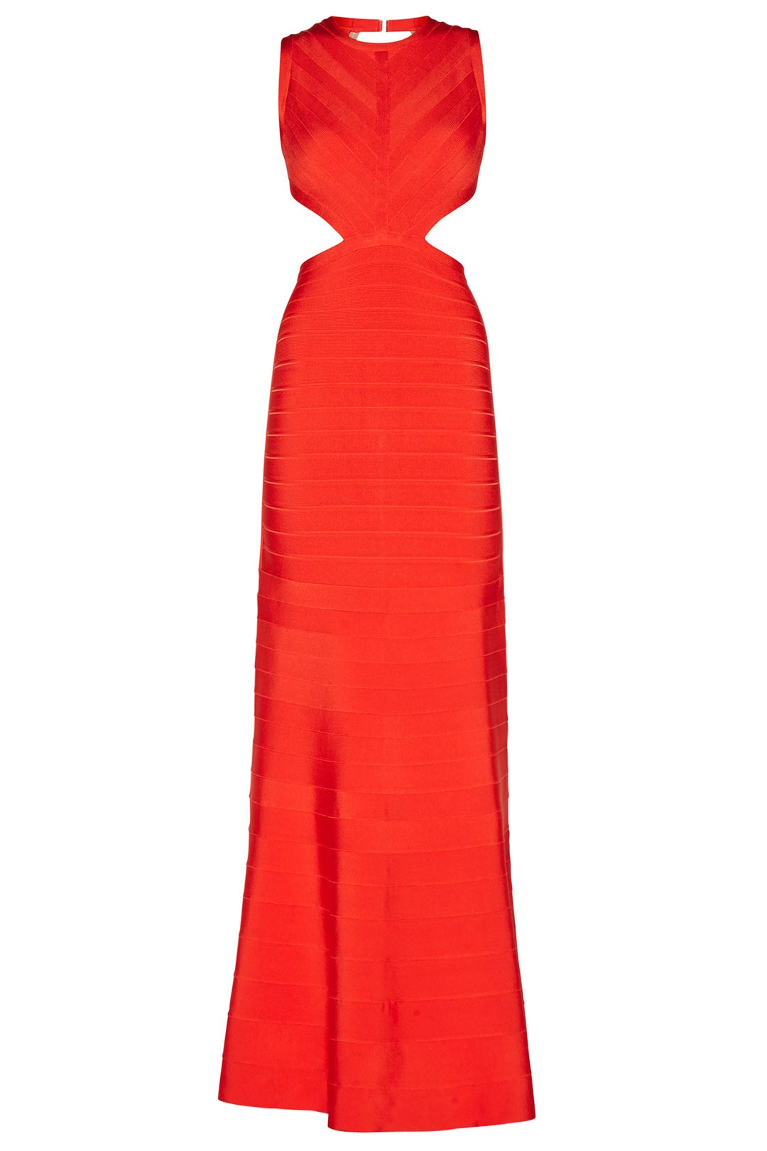 Red Cassandra Signature Essentials Gown by Hervé Léger 3