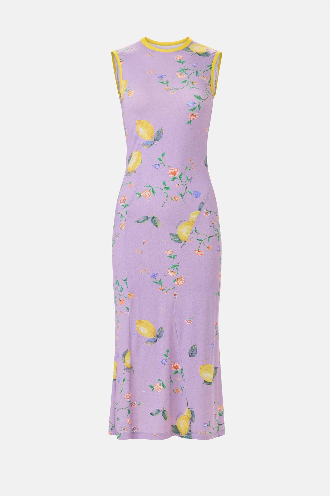 Lavender Lemon Tank Dress by Moschino Jeans