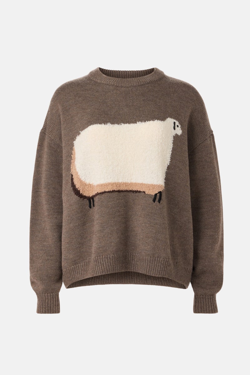 Serrano Relaxed Crew Sweater by Staud - Photo 4
