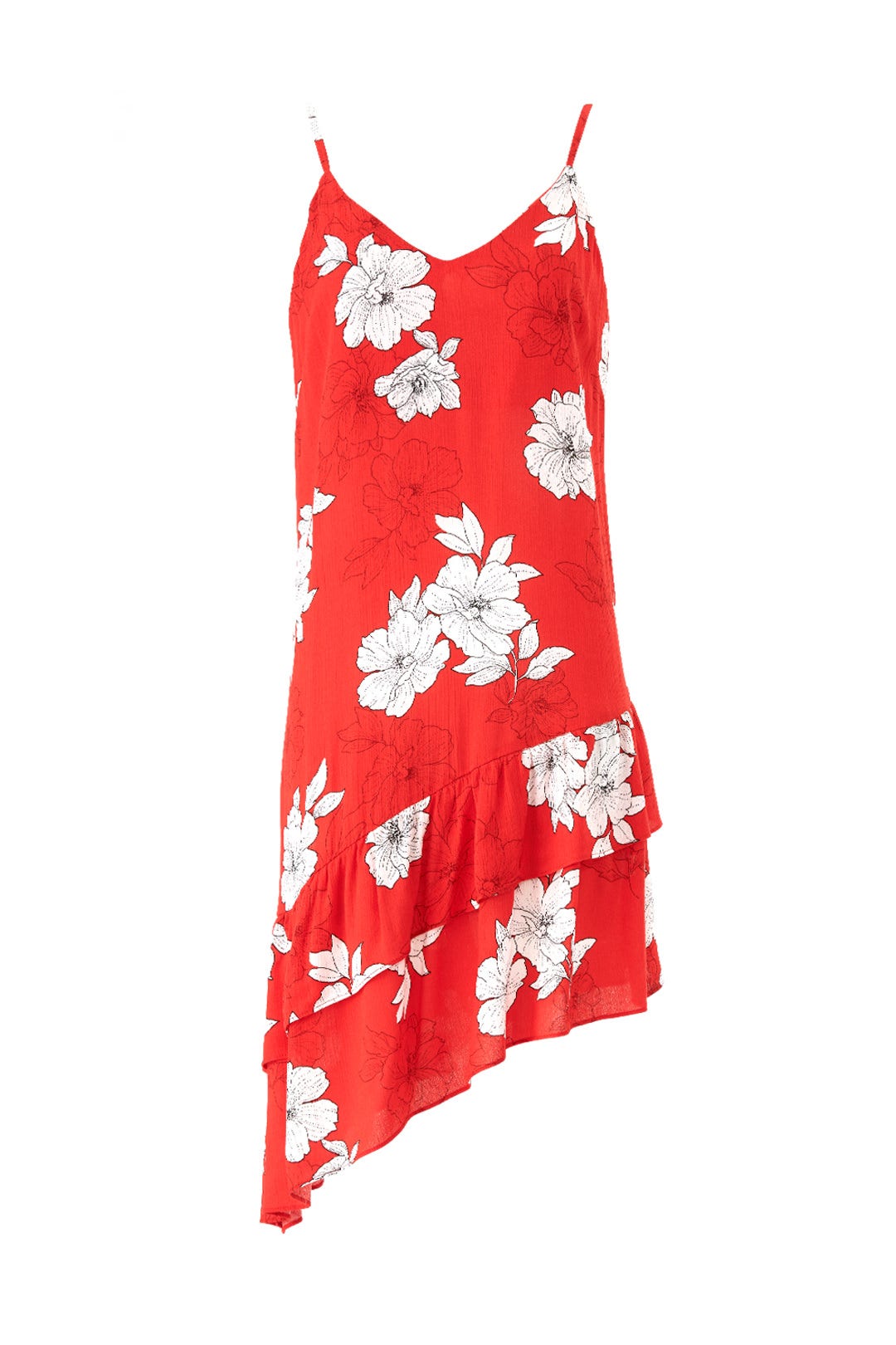 Red Floral Lita Dress by Slate & Willow