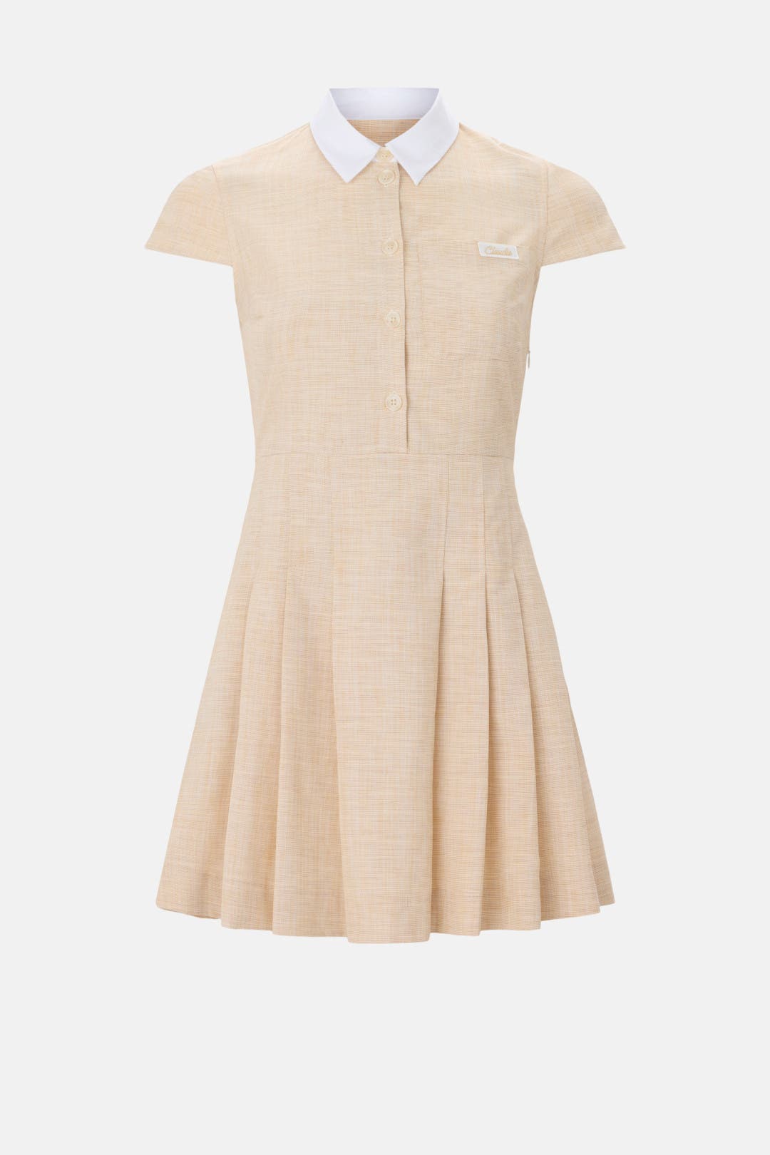 Beige Mini Dress by Claudie Pierlot | Rent the Runway