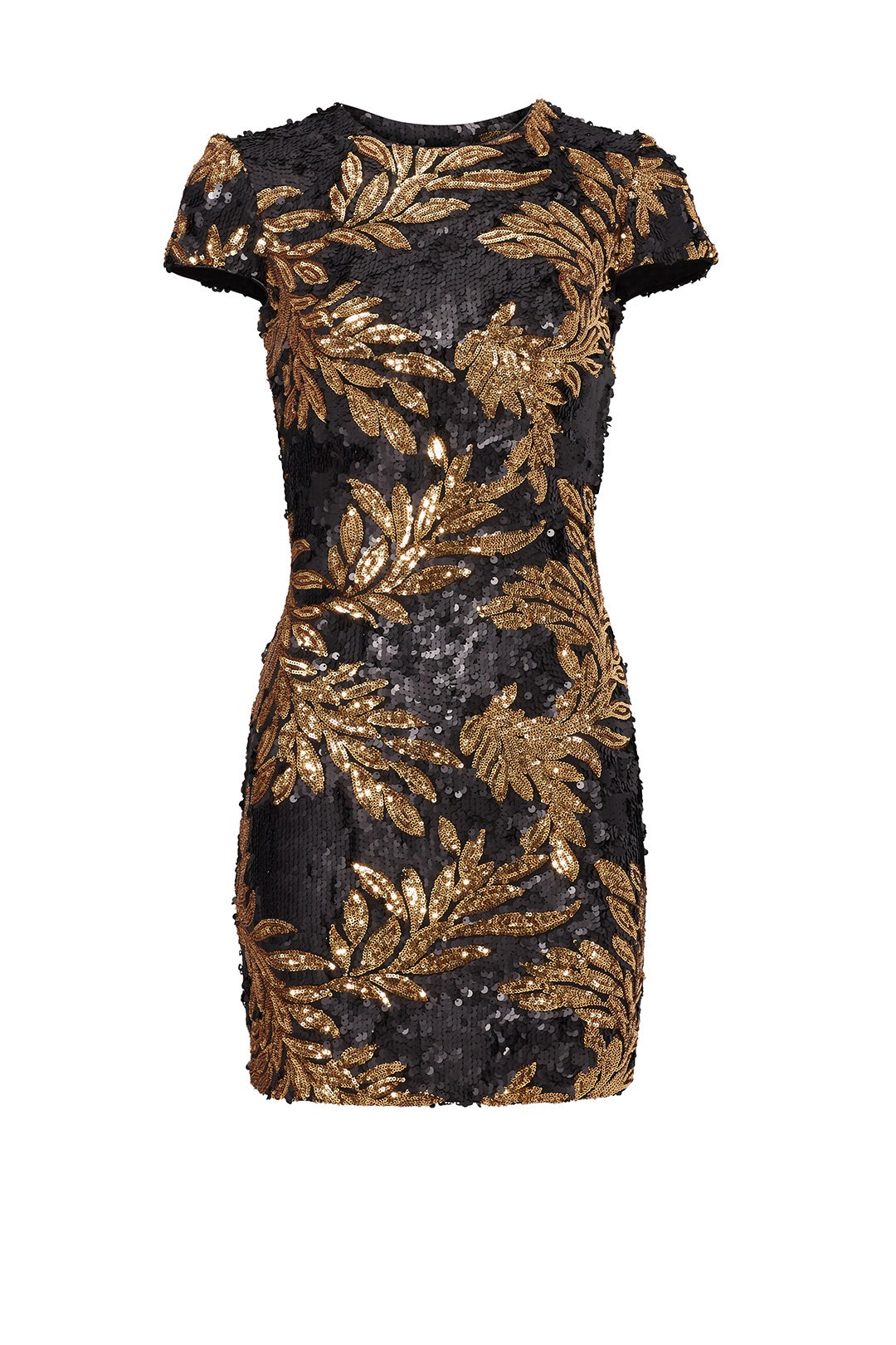 Gold Leaf Sheath by Dress The Population | Rent the Runway