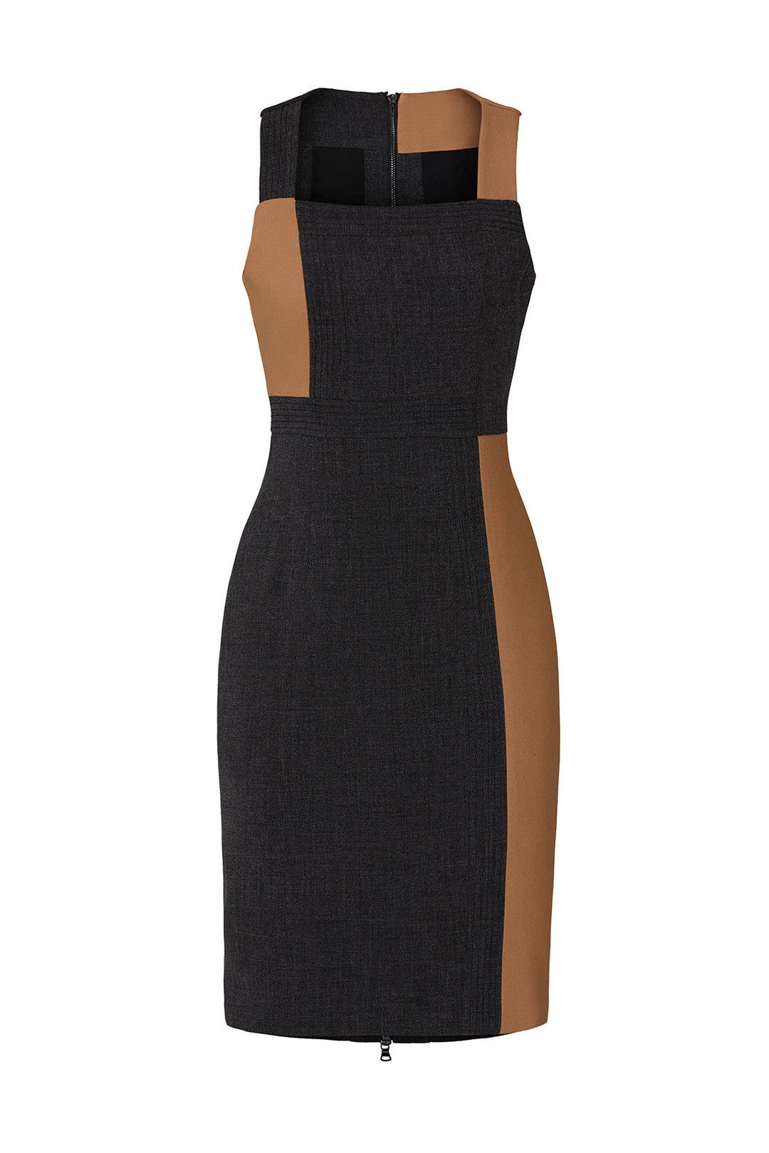 Camel Colorblock Sheath by Toccin 4