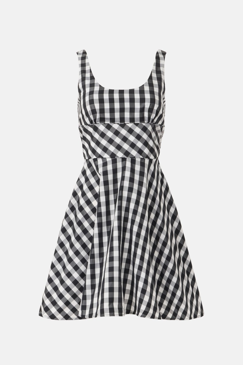 Checked Mini Dress by Claudie Pierlot - Photo 4