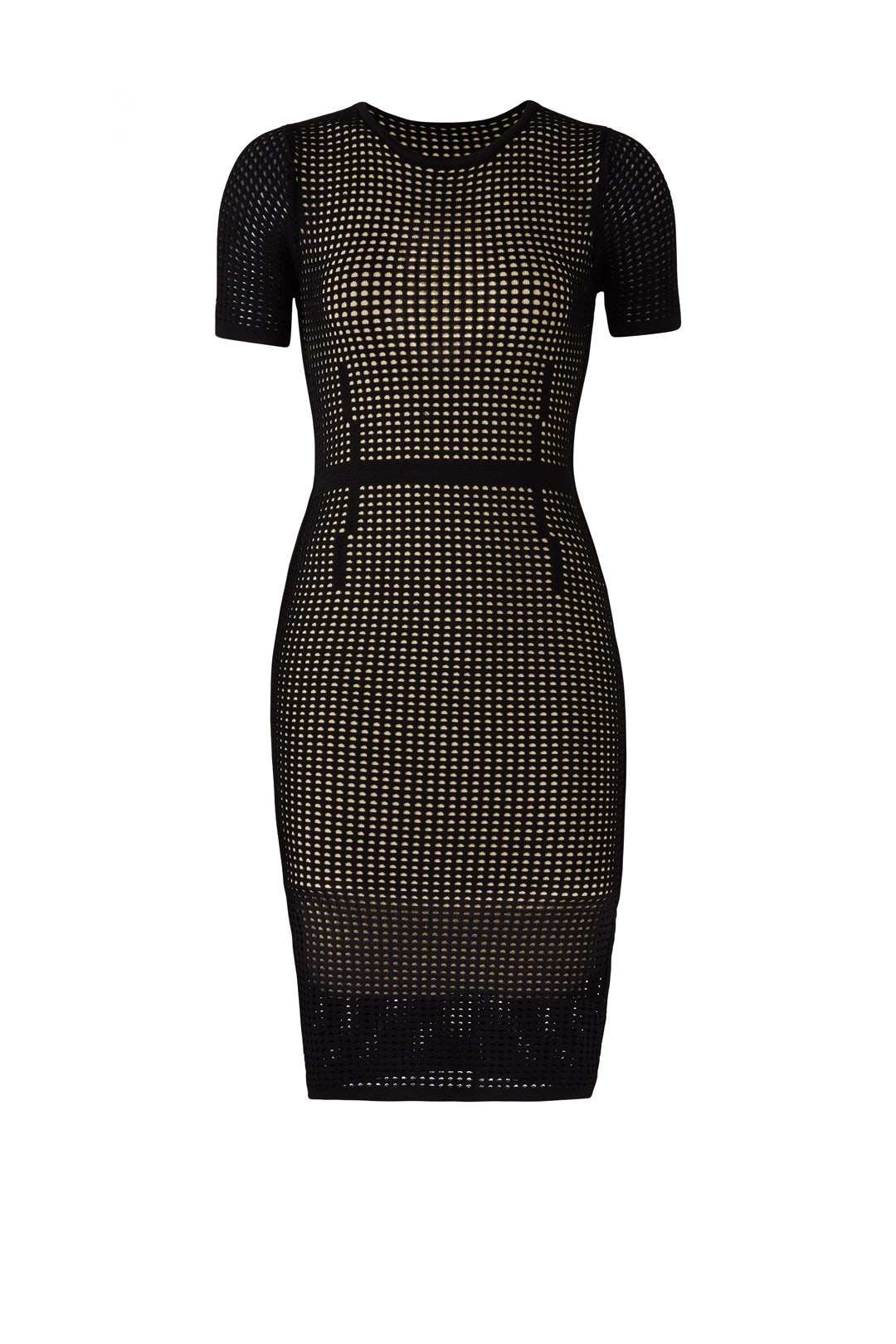 Perforated Mesh Dress by John + Jenn 3