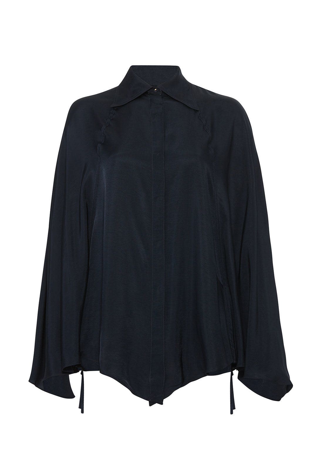 Dark Blue Oversized Top by Nina Ricci 3