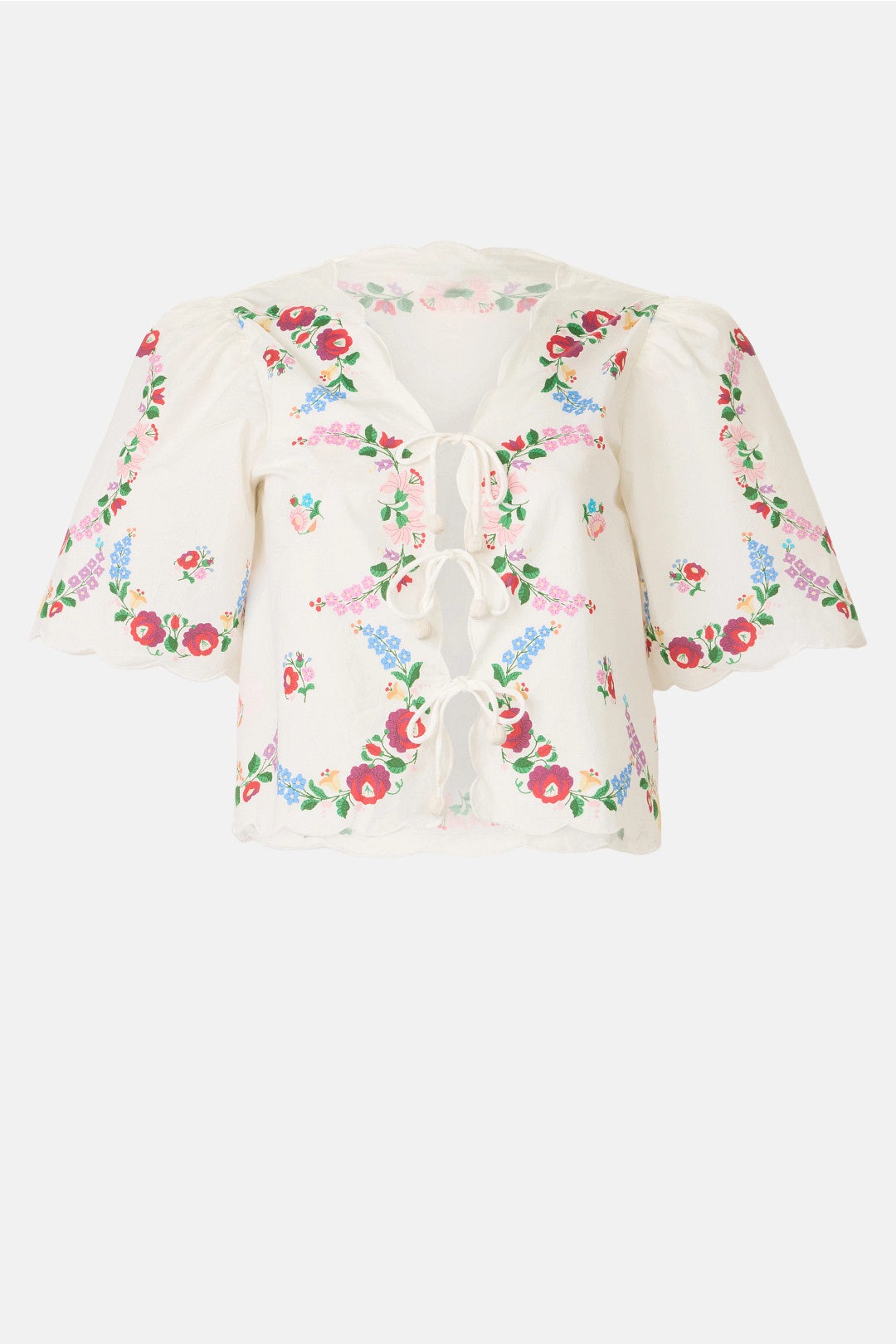 Multi Tie Front Cropped Top by Sea NY x RTR