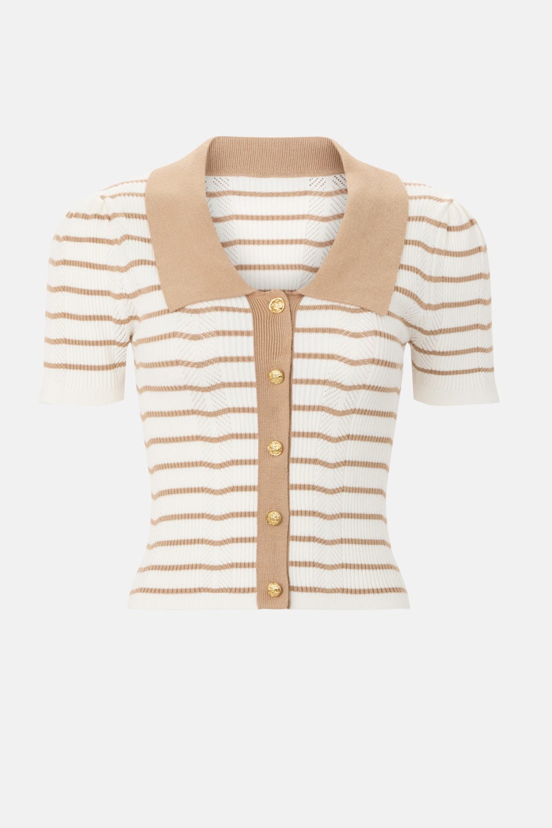 Short Sleeve Cardigan Sweater by NVLT - Photo 4
